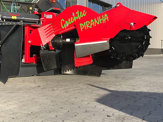 Greentec Piranha PTO driven stump grinder Carousel 6
