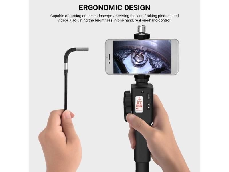 Multifunctional Steering Endoscope For 1080P Photo/Vid 5.5/8.55MM Lens Carousel 1