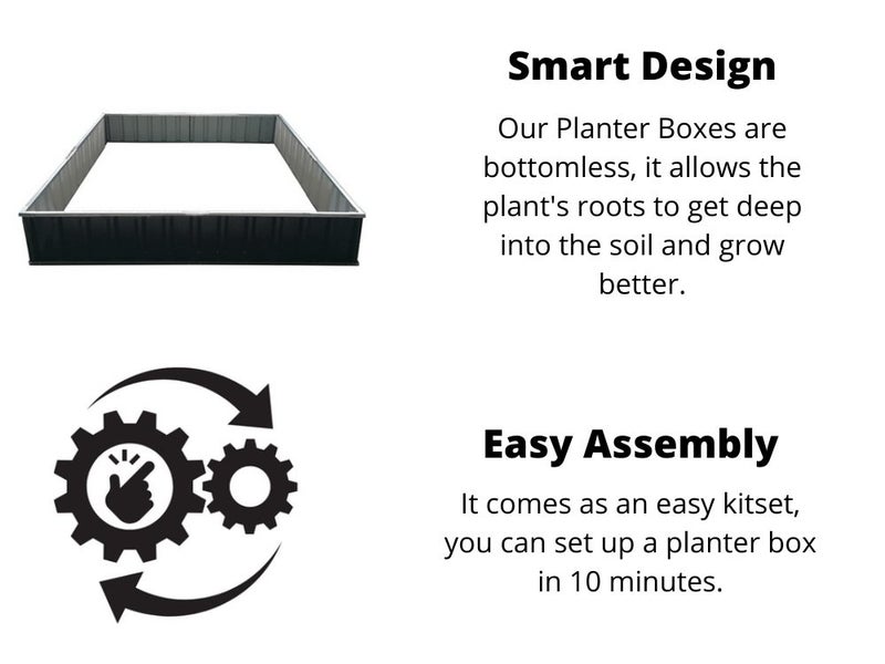 Plant Box / Garden Box/ Raised Garden Bed Carousel 7