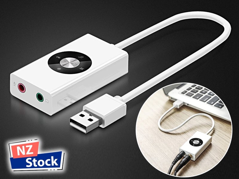 USB Sound Card Adapter (Auckland Stock) Carousel 1