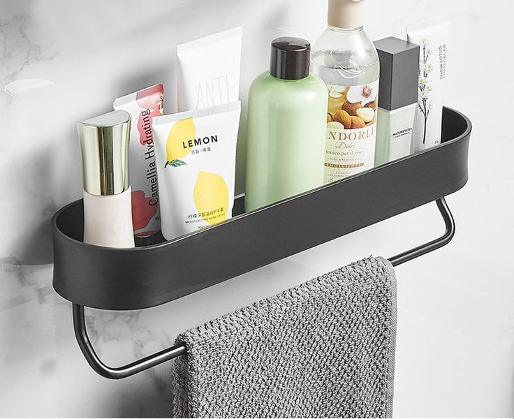 Bathroom Caddy with Towel Rail 50cm New Carousel 1