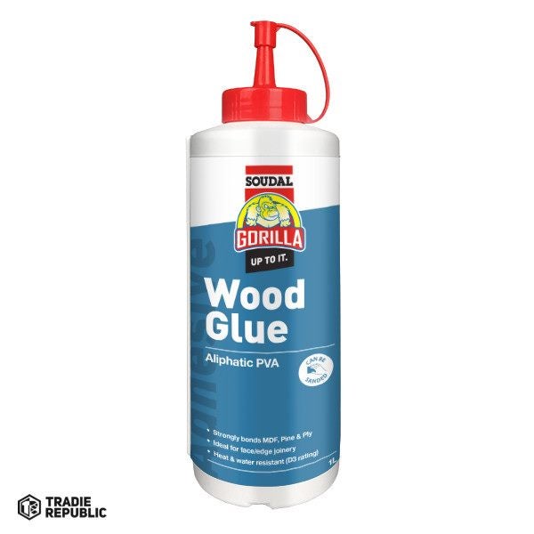 Gorilla Aliphatic PVA Wood Glue 1kg Carousel 1