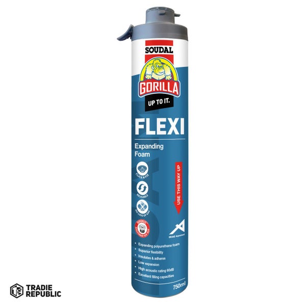 Gorilla Flexi Expanding Foam Click n Fix 750ml Carousel 1