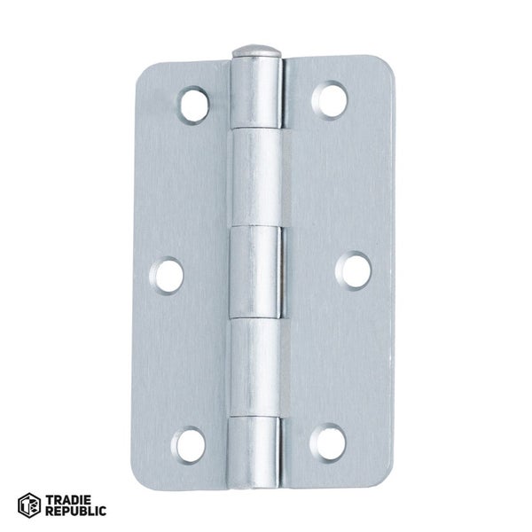 Satin Chrome Loose Pin Hinge Radius Edge 90 X 60 X 2mm Carousel 1