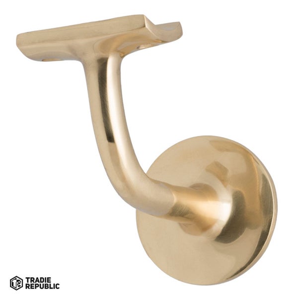 Miles Nelson Bannister Bracket 510BR Polished Solid Brass Carousel 1