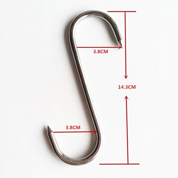 Butcher Meat Hanging S Hook 5.63inch (14.3cm) Carousel 1