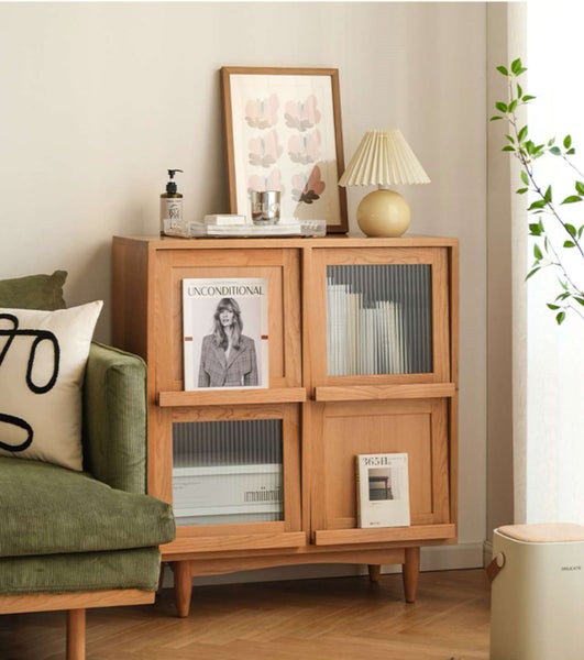 ON SALE! Solid Cherry 4 Door Cabinet Carousel 2