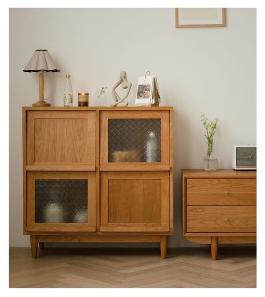 ON SALE! Solid Cherry 4 Door Cabinet Carousel 8