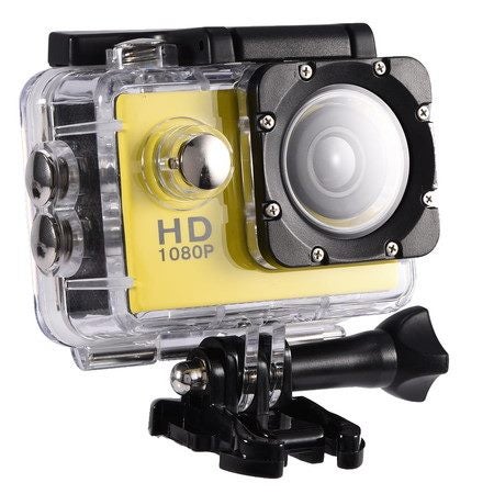 Sports Camera 1080P 12MP Sports Camera Full HD 2.0 Inch Sports Camera 30m/98ft U Carousel 1