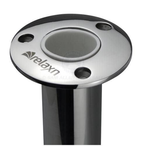 Fishing Rod Holder Straight, Round Head Flush Mount Heavy Duty S/S Relaxn Carousel 2