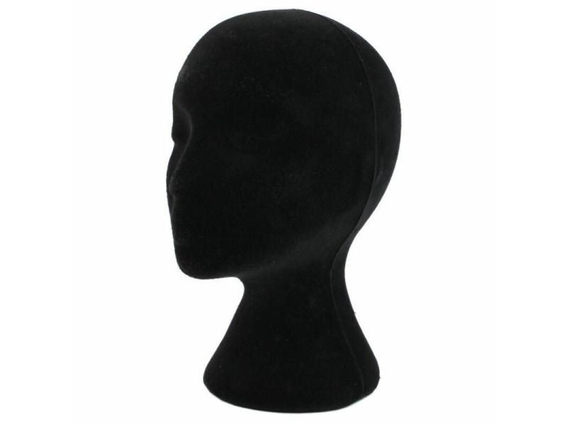 Male Fomale Styrofoam Foam Mannequin Manikin Head Model Wigs Glasses Display Carousel 1