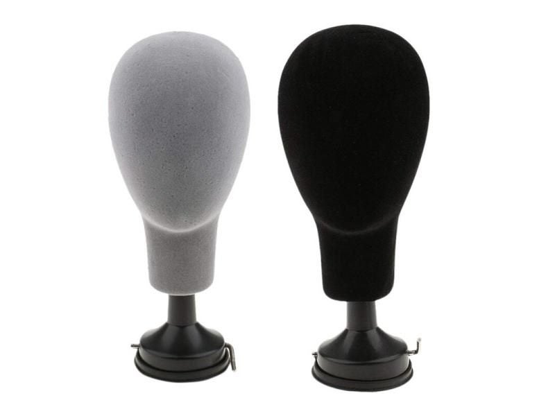 Flocking Foam Mannequin Head Model Photography Props Adult Mannequin Head Mold Carousel 2