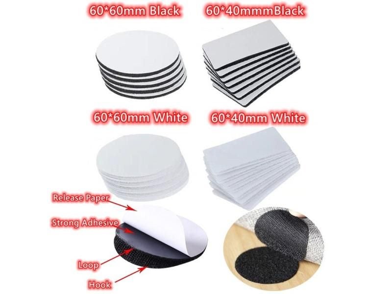 60mm 60 40mm Self Adhesive Fastener Dots For Bed Sheet Sofa Mat Carpet Carousel 2