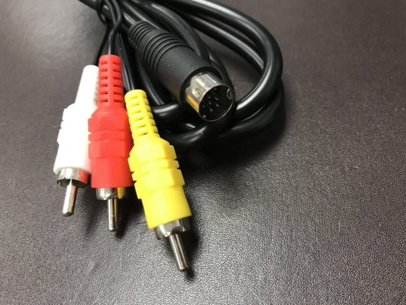 Sega MegaDrive 2 Genesis 2 Cable AV Video Cord Lead Carousel 1