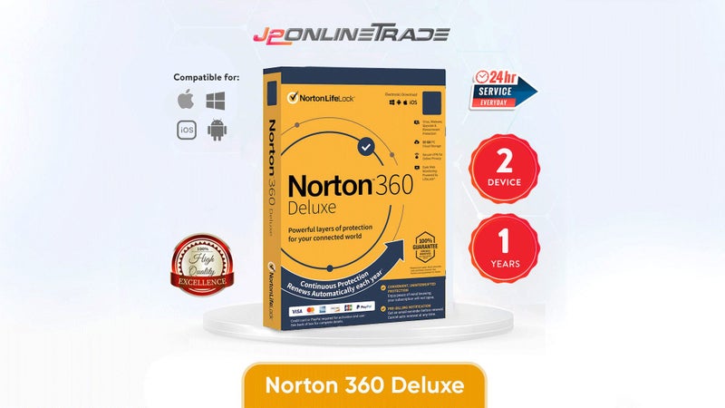 Norton 360 Deluxe Antivirus - 2 Device 1 Year Carousel 1