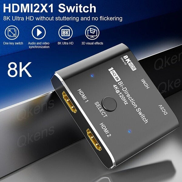 NEW NEW 8K HDMI Bi-Directional Switch - Pro Version * Aluminum Alloy Housing * Carousel 1