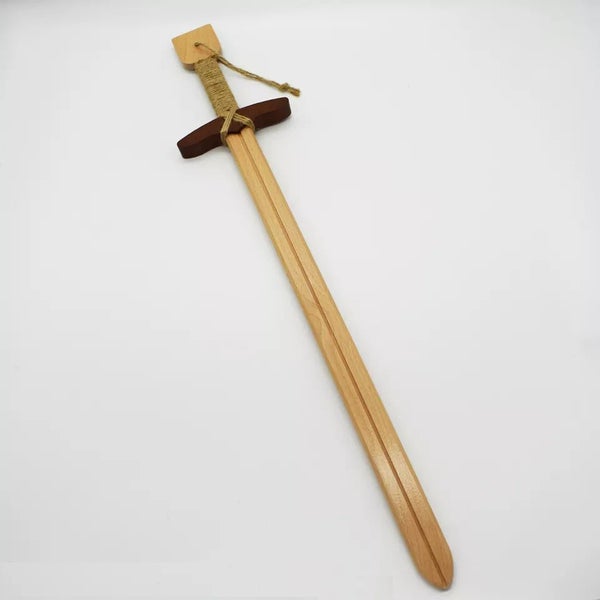Wooden Sword with string 65CM Play sword CLEARANCE62930696124419119