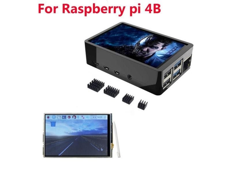 3.5 Inch Raspberry Pi 4 Model B Touch Screen 480*320 LCD Display Touch Pen Dual Carousel 1