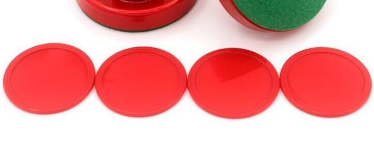 Air Hockey 2x Pushers with 4x Puck, fast postage Carousel 2