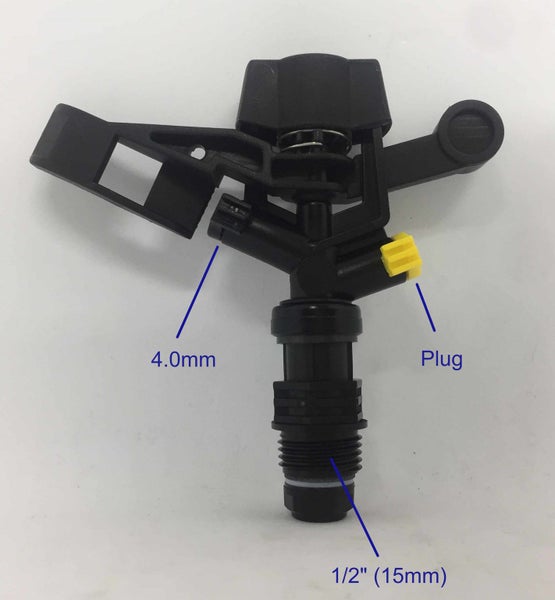 10 x 1/2" 15mm Impact Sprinklers (4.0mm & Plug Nozzles) Price Match Guarantee Carousel 1
