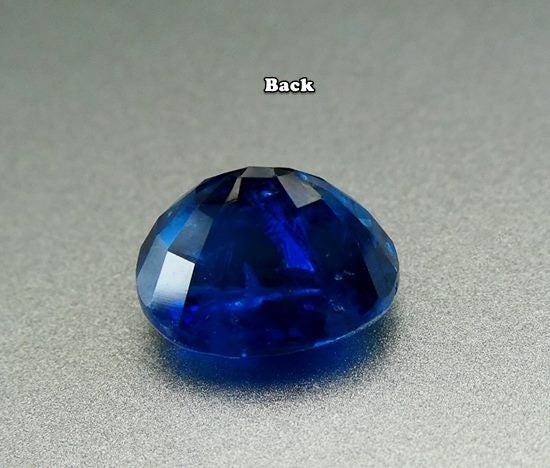 3.99CT EXCELLENT VITREOUS HUGE 100% NATURAL MEDIUM BLUE SAPPHIRE Carousel 6