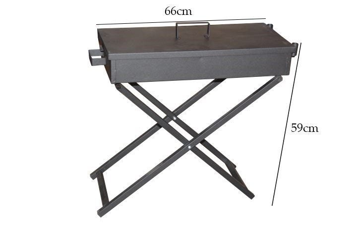 Barbecue Charcoal Grill Foldable and Adjustable Carousel 3