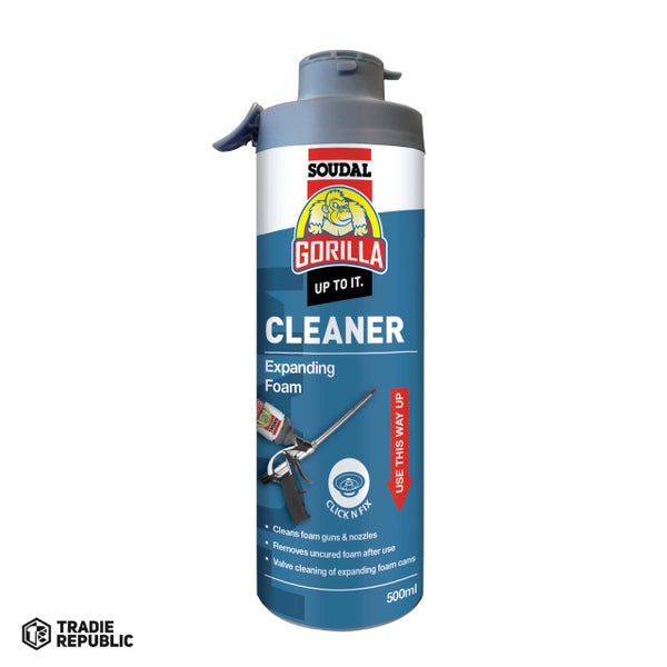 Gorilla Expanding Foam Cleaner 500ml Click and Fix Carousel 1