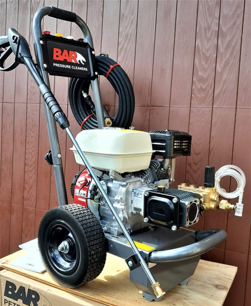 Water Blaster BE/BAR 3100psi Honda Engine AR Triplex Pump NEW Shipment Carousel 2