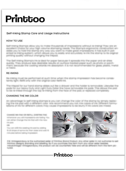 Printtoo Teachers Custom Stamp This Is Super Work Self,Inking Carousel 6