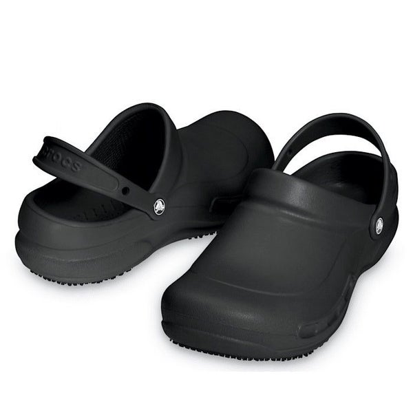 Crocs Bistro Chefs Clog with Anti Slip Sole Black Unisex Carousel 1