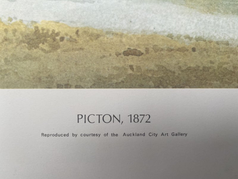 OLD PRINT: Picton 1872 by J. Kinder Carousel 2