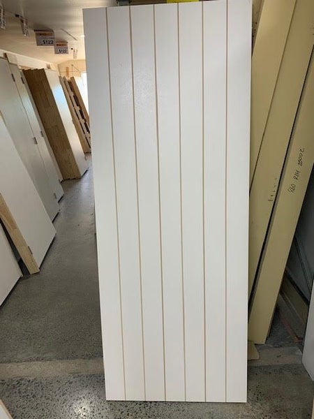 AVON V / GROOVE HOLLOW CORE INTERIOR DOOR 1980 X 860 - 910MM Carousel 1