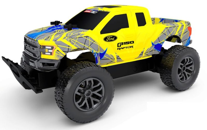 Carrera: Ford F-150 Raptor (Yellow / Blue) - 1:18 RC Car Carousel 1
