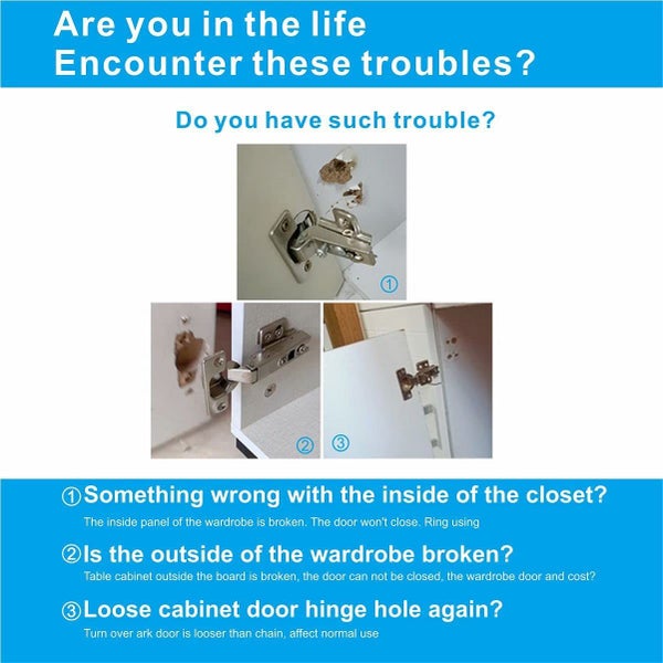 Kitchen Cabinet Door Hinge Repair Kit Tool Hinges Repair Plate Carousel 2