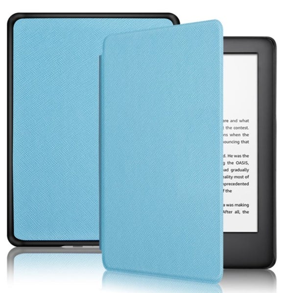 Sleep / Wake-Up Case for Kindle Touch 2022/2024 E-Reader - Teal Carousel 1