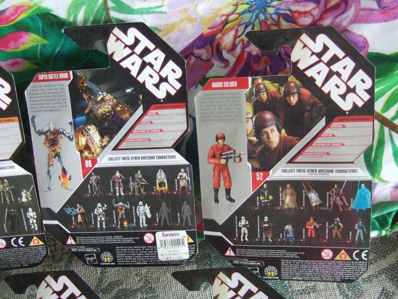 star wars 30th anniversary figures x 5 - 3 with coins new in packets Carousel 9