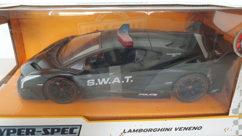 JADA LAMBORGHINI VENENO POLICE CAR SWAT CAR 1:24 SCALE MODEL CAR SALE WAS $49.95 Carousel 2