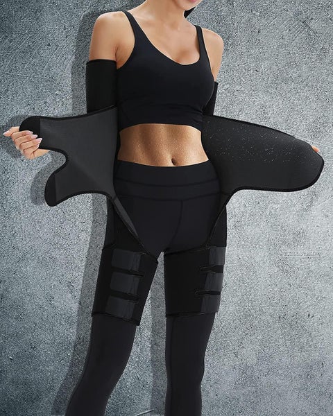 High Waist Arm And Thigh Wast Trainer For Women, Sweat Band Waist Trimmer Plus S Carousel 2