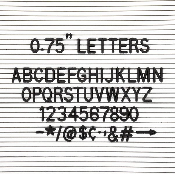 3/4 Inch Letters For Letter Boards,300 Pieces Including Letters Carousel 2