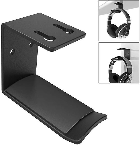 Headphones Hook Mount, Under Desk Space Saving Headset Holder Carousel 1