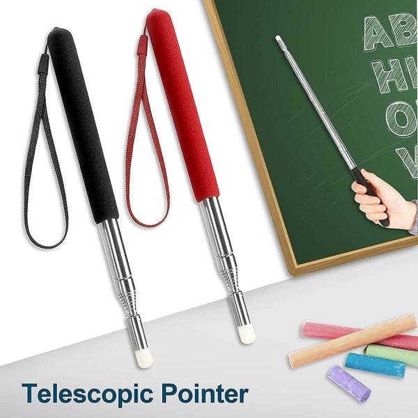 Telescopic Teacher Pointer 2 Pieces 100cm Retractable Teaching Pointer Stick Ext Carousel 2