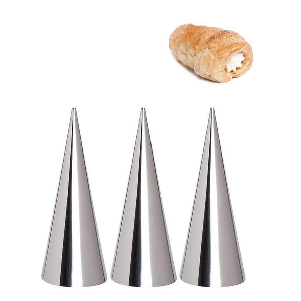 12pcs Stainless Steel Baking Cones Diy Pastry Cream Horn Moulds Conical Tube Con Carousel 2