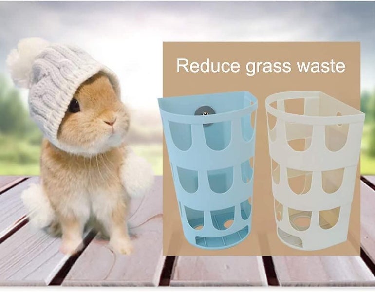 Rabbit Hay Feeder2pcs Bunny Hanging Cage Manger Hay Holder Rack For Small Animal Carousel 2