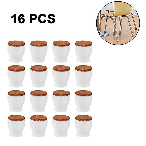 Chair Leg Protectors 16 Pcs Silicone Chair Leg Floor Protectors With Indivisible Carousel 2