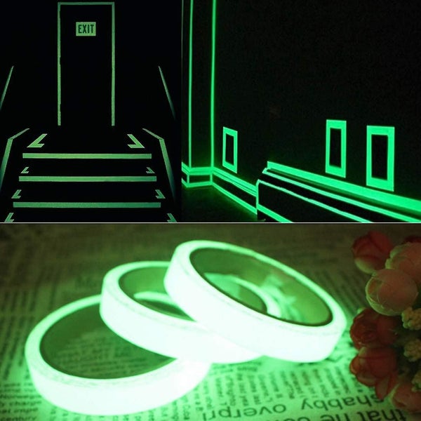 Glow In The Dark Luminous Tape Sticker 30 Feet X 1 Inch, Removable Waterproof Ph Carousel 4