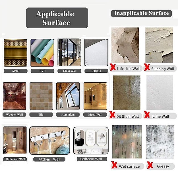 Removable&traceless Adhesive Nano Gel Tape, Washable Strong Adsorption Double Si Carousel 2