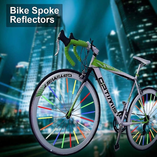 72 Pcs 6 Colors Spoke Reflectors Bicycle Reflectors Spoke Reflectors Special Tub Carousel 4