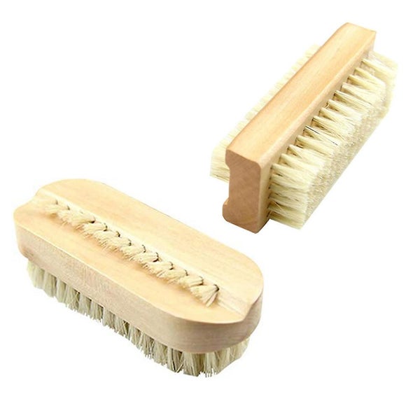 2 Pieces Double-sided Brush Hand Washing Brush With Bristles, Nail Hand Carousel 2