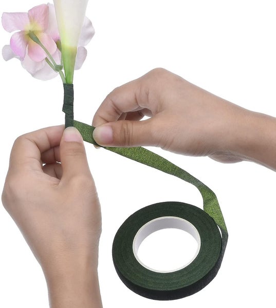 3 Rolls Florist Tape, Self Adhesive Floral Tapes, Floratape For Bouquet, Flower Carousel 2