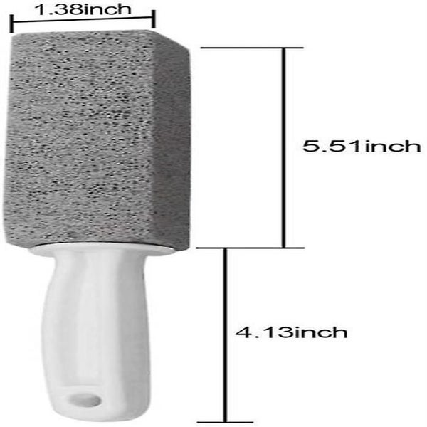 Pumice Cleaning Stone With Handle, Toilet Bowl Ring Remover Cleaner Brush Stains Carousel 5